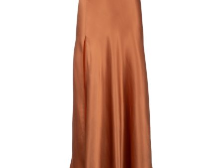 Midi Skirt with High Slit | Earth For Discount