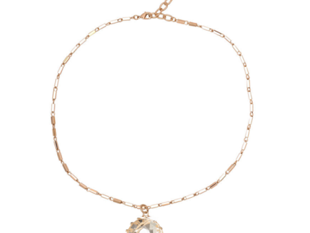 Freddie Necklace | Brass Plated Gold Discount