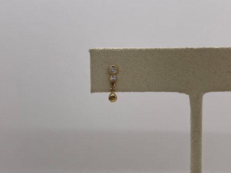 Dew Drop Sapphire Piercing Earring, SINGLE Sale