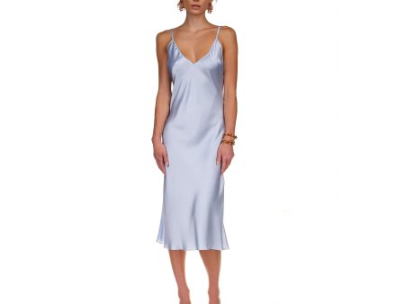 Deep V Multi Strap Midi Slip Dress | Blue Breeze Discount