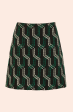 Rope Jacquard Mini Skirt | Black Multi Online Hot Sale