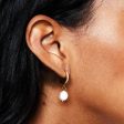 Freshwater Pearl Hoop Earrings Hot on Sale