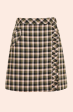 Woven Plaid Wrap Skirt | Olive Rose For Discount