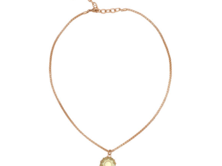 Vince Necklace | Brass Plated Gold on Sale