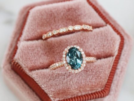 Iris London Blue Topaz Ring- 14K Rose Gold Vermeil For Cheap