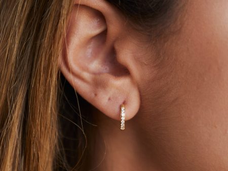 Tiny Gold Hoop Earrings on Sale