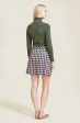 Woven Plaid Wrap Skirt | Olive Rose For Discount