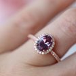 Iris Alexandrite Ring- 14K Rose Gold Vermeil Sale