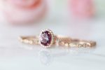 Iris Alexandrite Ring- 14K Rose Gold Vermeil Sale