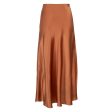 Midi Skirt with High Slit | Earth For Discount