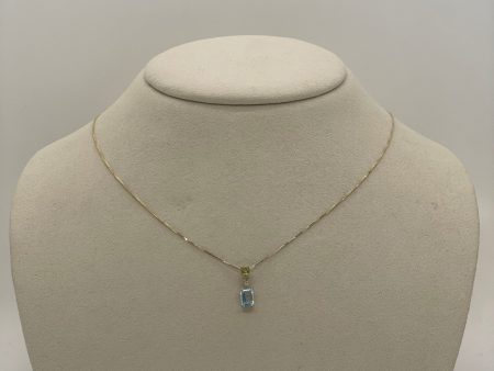 Candyland Blue Topaz Emerald Necklace Online Sale