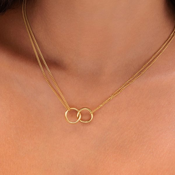 Infinity necklace For Sale