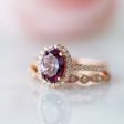 Iris Alexandrite Ring- 14K Rose Gold Vermeil Sale