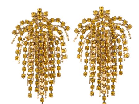 Cecile Sunflower Earrings | Gold-Plated Online