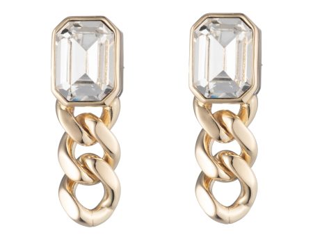 Krome Earrings | 10K Gold Plated Brass Online Sale