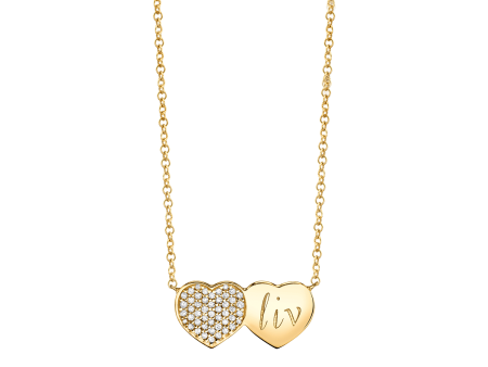 Kids Twin Heart Necklace Online