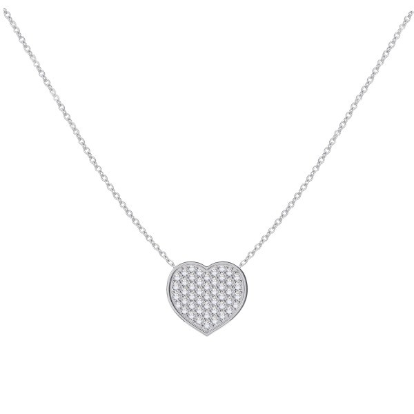 Kids Diamond Heart Necklace Cheap