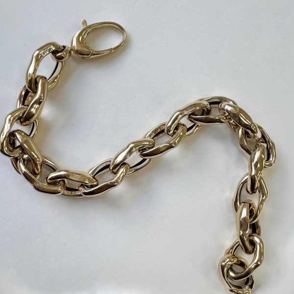 Chunky Sculptured Link Bracelet For Cheap