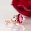 Adeline Ruby Ring- 14K Rose Gold Vermeil on Sale