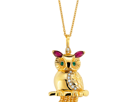 Mama Owl Necklace For Discount