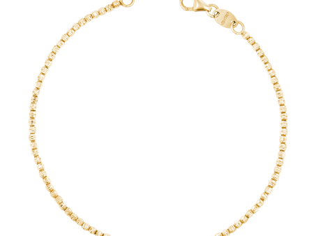 14K Gold Moon Cut Bracelet Cheap