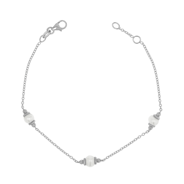 Pearl Station Bracelet Fashion