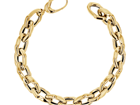 Chunky Sculptured Link Bracelet For Cheap