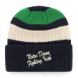 NOTRE DAME FIGHTING IRISH CLUBHOUSE JENNINGS  47 CUFF KNIT Hot on Sale