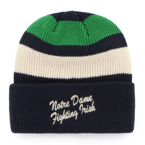 NOTRE DAME FIGHTING IRISH CLUBHOUSE JENNINGS  47 CUFF KNIT Hot on Sale