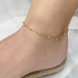 Spaced Mooncut Bead Anklet Online Sale