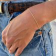 14K Gold Cable Chain Bracelet Online now