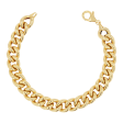 14K Chunky Cuban Link Chain Bracelet For Discount