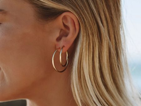 Thin Hoop Earrings Discount