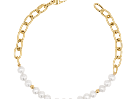 Pearl and Chain Link Bracelet Supply