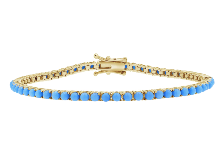 Turquoise Tennis Bracelet Fashion