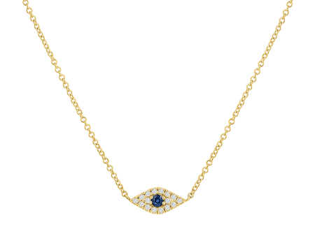 Kids Diamond Evil Eye Necklace For Discount