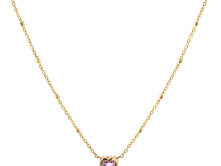 Kids Bezel Heart Necklace Discount