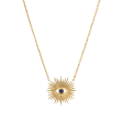 Sunburst Evil Eye Necklace Hot on Sale