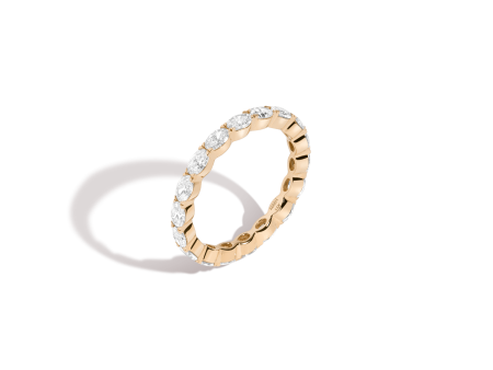 Horizontal Oval Lab Grown Diamond Eternity Ring Online Sale