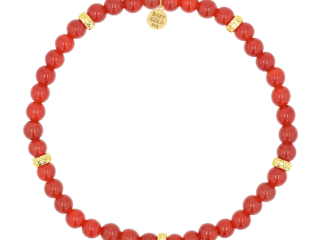 Carnelian Bead Bracelet Discount