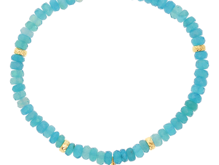 Paraiba Opal Stretch Bead Bracelet Online Hot Sale