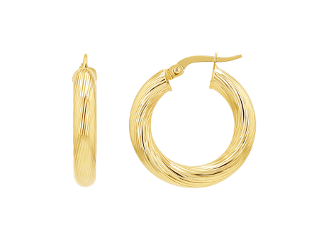 Swirl Hoop Earrings Online Sale