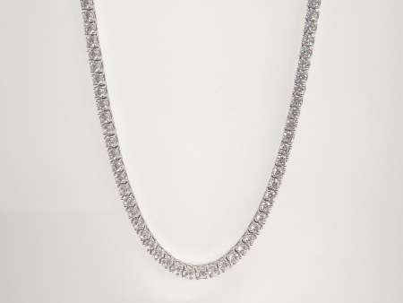 15.5tcw Lab Grown Diamond Tennis Necklace on Sale