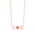 Kids Enamel Heart Initial Necklace Hot on Sale