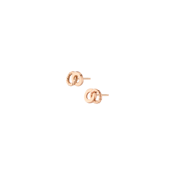 Twist Connection Stud Earrings For Sale