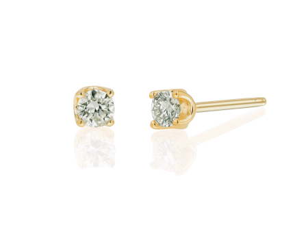 14K Gold Solitaire Studs Online Sale