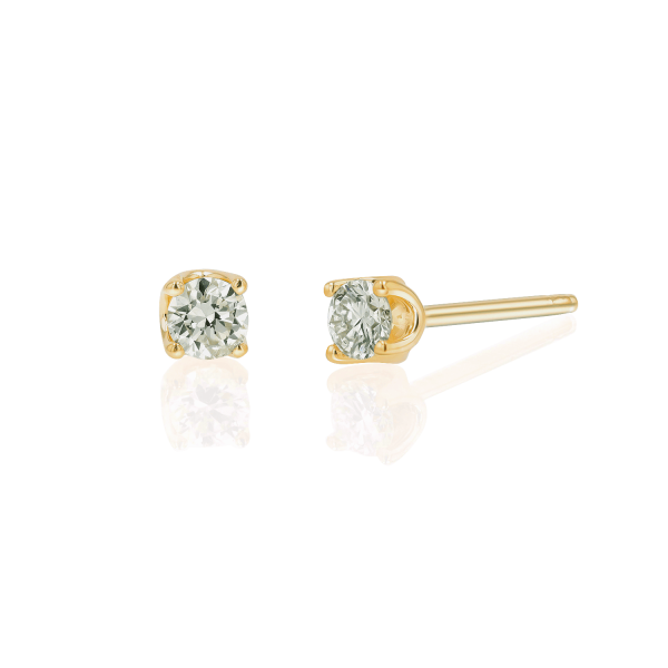 14K Gold Solitaire Studs Online Sale