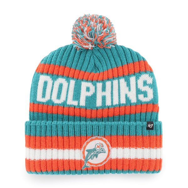 MIAMI DOLPHINS HISTORIC BERING  47 CUFF KNIT For Sale