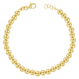 14K Gold 5mm Ball Bead Bracelet Online Hot Sale