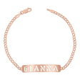 Cuban Link Nameplate Bracelet Cheap